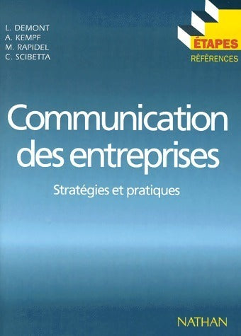 Livrenpoche : Communication des entreprises. Stratégies et pratiques - Liliane Demont - Livre