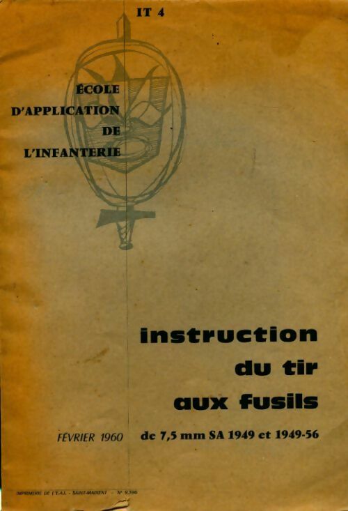 Livrenpoche : Instruction du tir aux fusils - Collectif - Livre