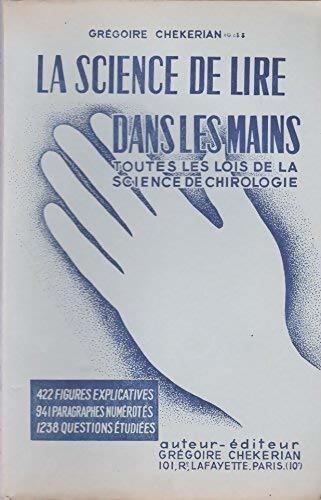Livrenpoche : La science de lire dans les mains - Grégoire Chékerian - Livre