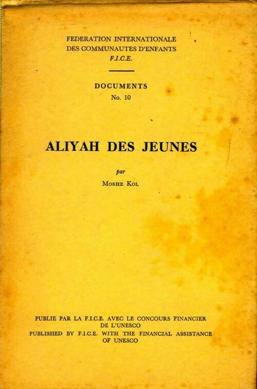 Livrenpoche : Aliyah des jeunes - Collectif - Livre