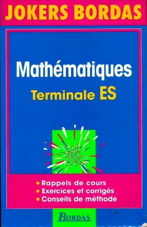 Livrenpoche : Mathématiques Terminales ES - Collectif - Livre