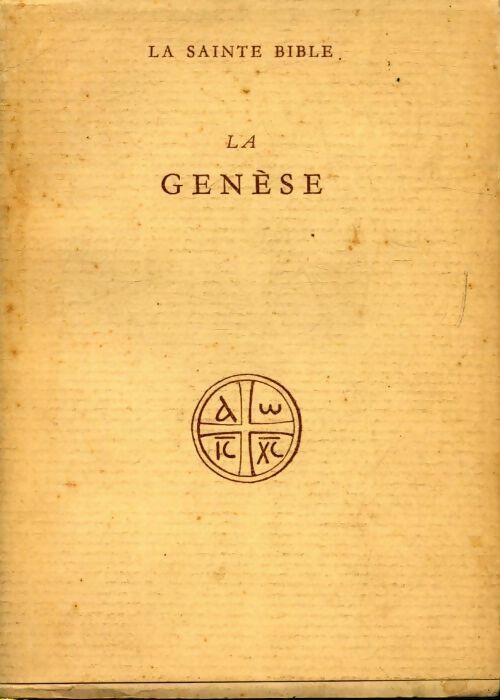 Livrenpoche : La genèse - R. De Vaux - Livre