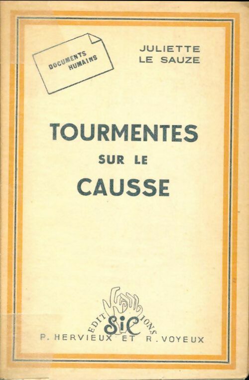 Livrenpoche : Tourmentes sur le causse - Juliette Le Sauze - Livre