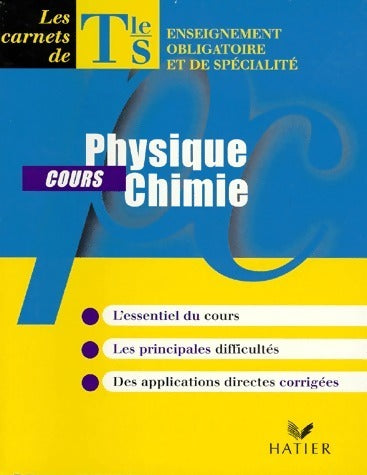 Livrenpoche : Physique-chimie Terminale S carnet de cours - Romain Lécuiller - Livre