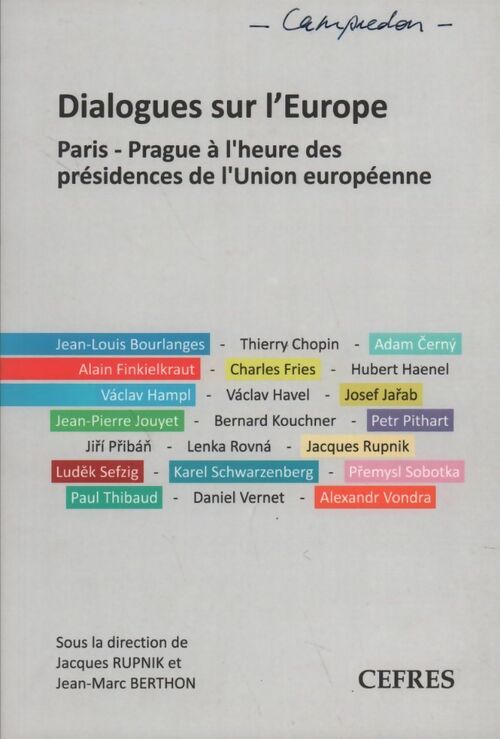 Livrenpoche : Dialogues sur l'Europe - Collectif - Livre