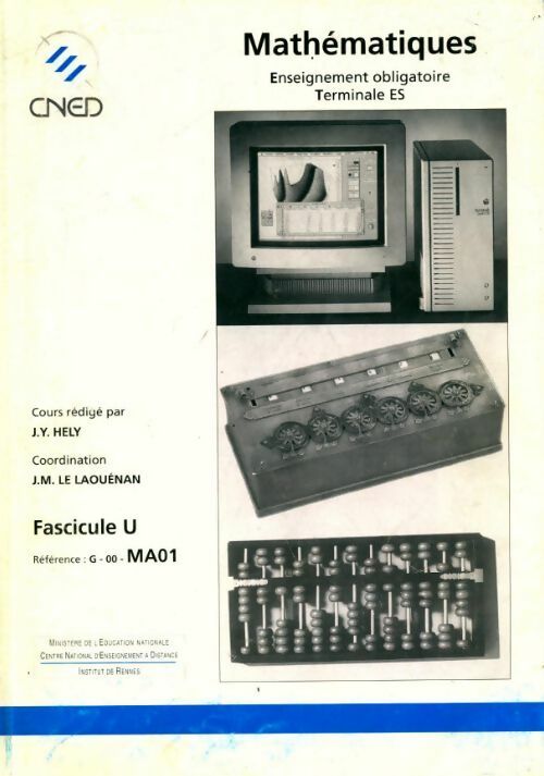Livrenpoche : Mathématiques Terminale ES enseignement obligatoire - Collectif - Livre
