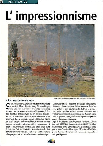 Livrenpoche : L'impressionnisme - Collectif - Livre