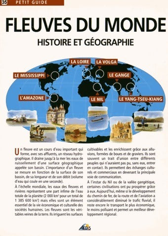 Livrenpoche : Fleuves du monde. Histoire et géographie - Collectif - Livre