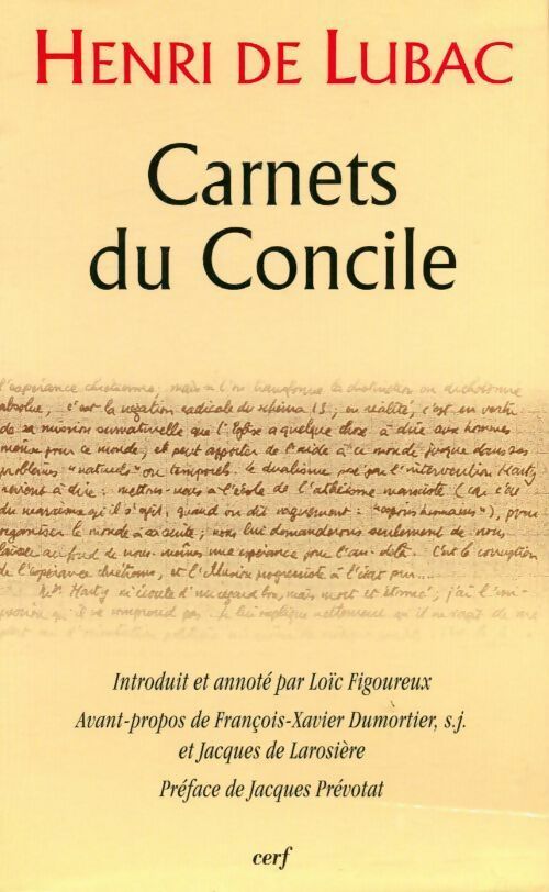 Livrenpoche : Carnets du concile (coffret 2 vol.) - Henri De Lubac - Livre