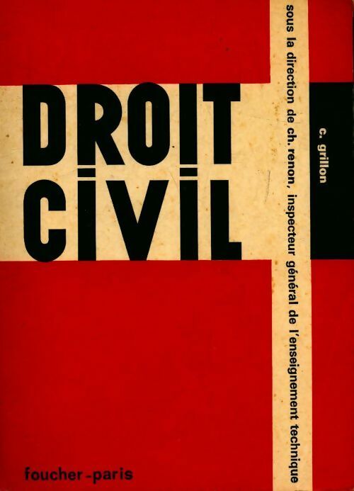 Livrenpoche : Droit civil Seconde - Claude Grillon - Livre