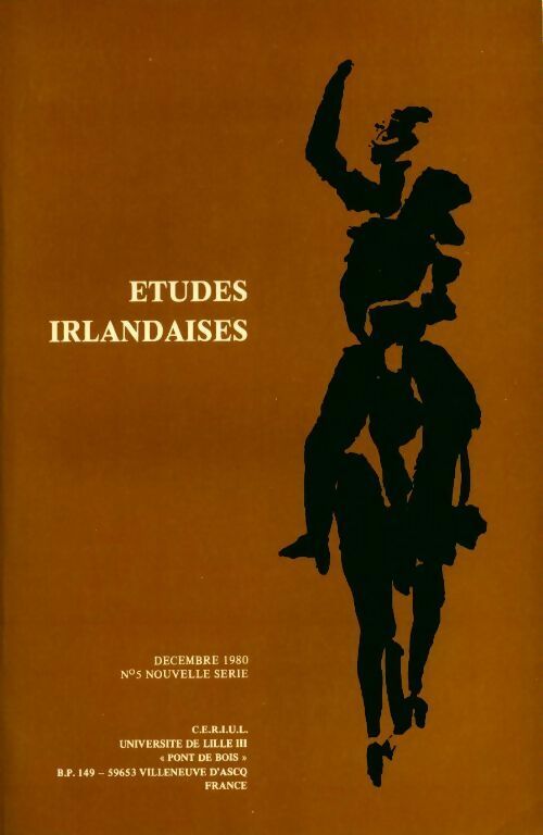Livrenpoche : Études irlandaises numéro 5 nouvelle série - Collectif - Livre