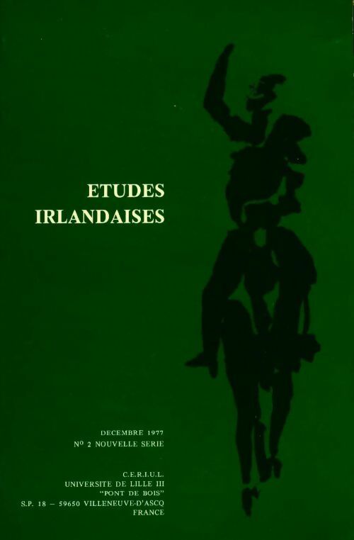 Livrenpoche : Etudes irlandaises n°2 nouvelle série - Collectif - Livre
