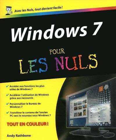 Livrenpoche : Windows 7 pour les nuls - Andy Rathbone - Livre