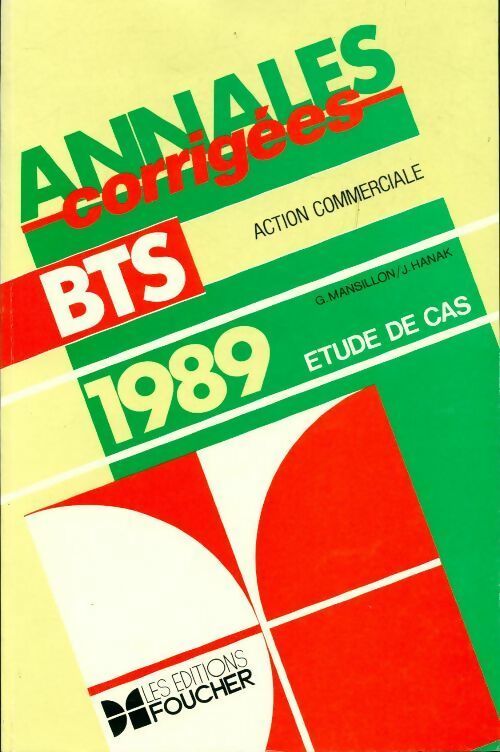 Livrenpoche : BTS Action commerciale 1989 - Collectif - Livre