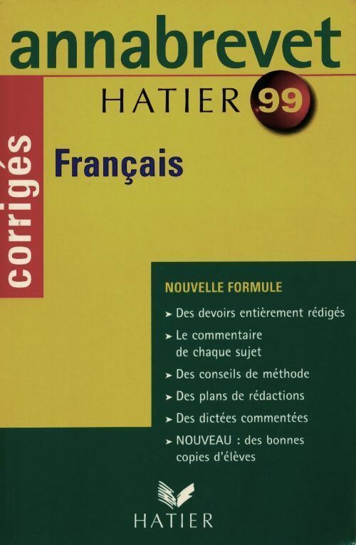 Livrenpoche : Français corrigés brevet 1999 - Yves Bomati - Livre