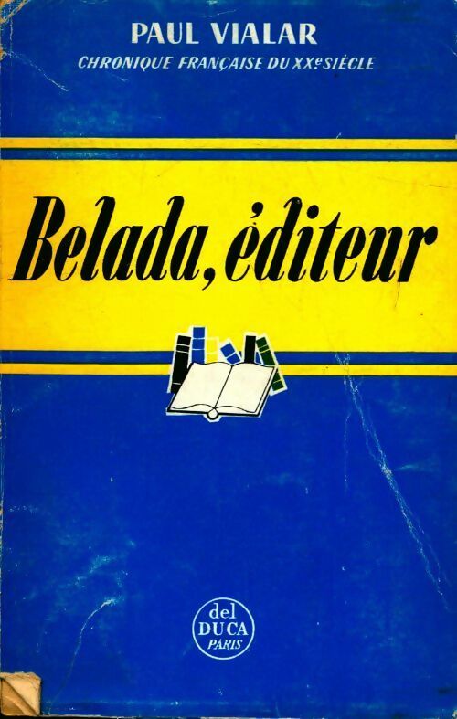 Livrenpoche : Belada, éditeur - Paul Vialar - Livre