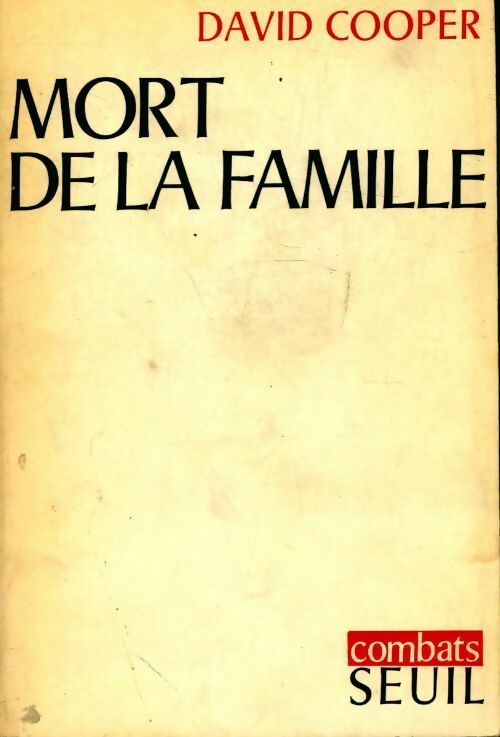 Livrenpoche : Mort de la famille - David Cooper - Livre