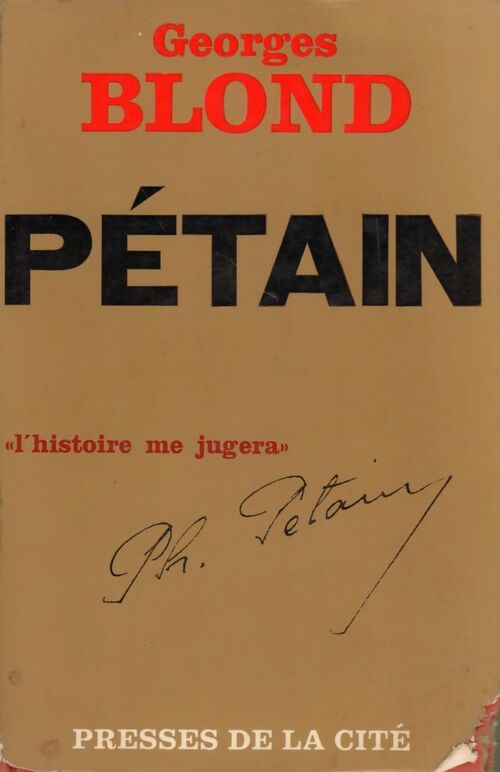 Livrenpoche : Pétain - Georges Blond - Livre