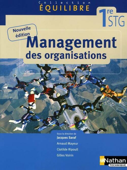 Livrenpoche : Management des organisations 1ère STG - Gilles Voirin - Livre