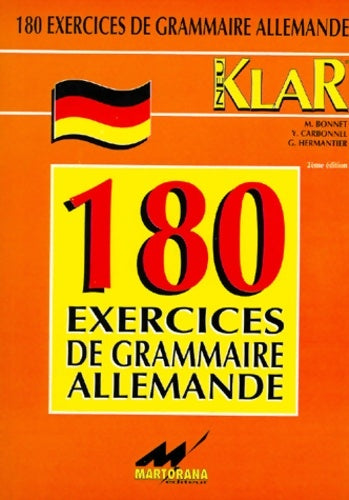 Livrenpoche : 180 exercices de grammaire allemande - Collectif - Livre