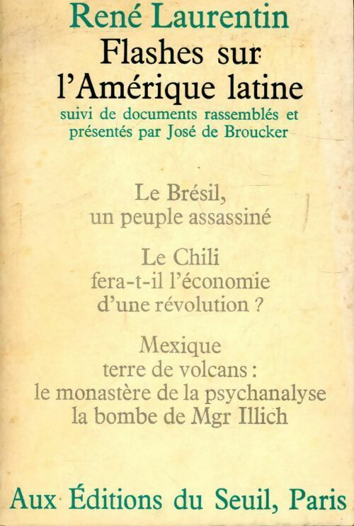 Livrenpoche : Flashes sur l'Amérique latine - René Laurentin - Livre