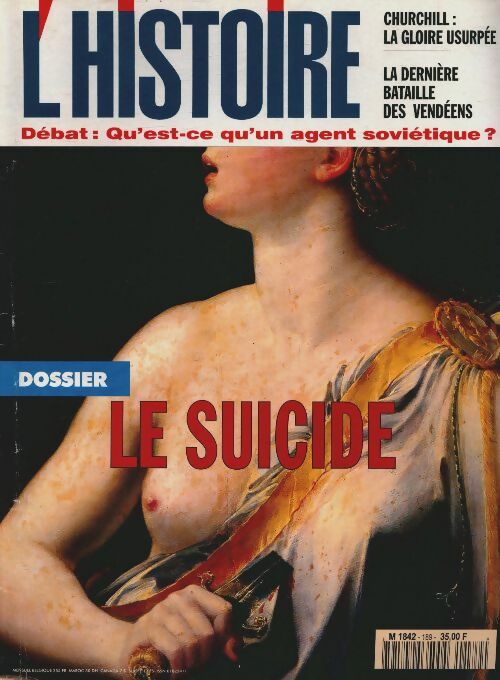Livrenpoche : L'histoire n°189 : Dossier le suicide - Collectif - Livre