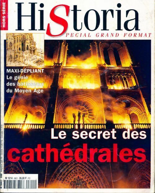 Livrenpoche : Historia hors-série spécial grand format n°9801 : Le secret des cathédrales - Collectif - Livre