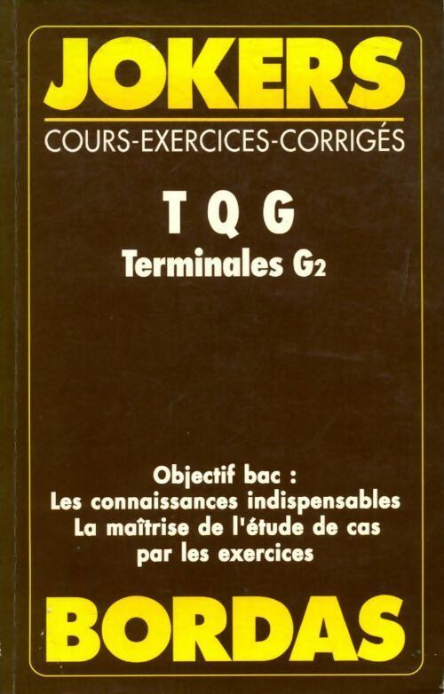 Livrenpoche : TQG Terminales G2 - Muriel Catinat-Carpentier - Livre