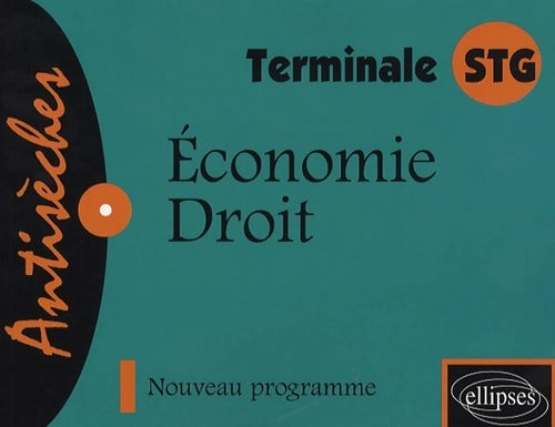 Livrenpoche : Economie-droit Terminale STG - Vanina Barlier - Livre