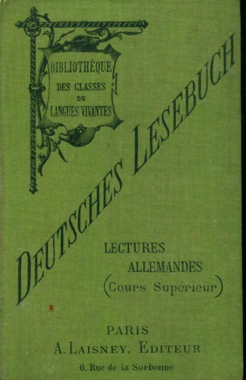 Livrenpoche : Deutsches Lesebuch. Lectures allemandes cours moyen - Auguste Wolfromm - Livre