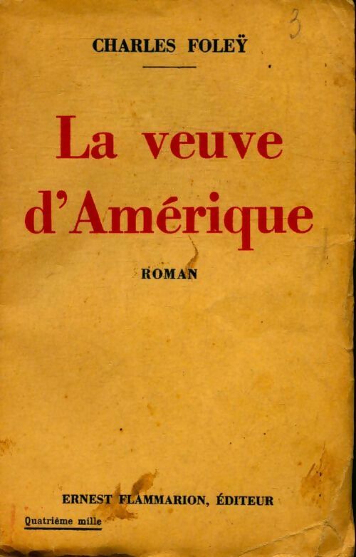 Livrenpoche : La veuve d'Amérique - Charles Foleÿ - Livre