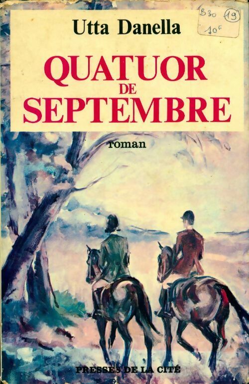 Quatuor de septembre - Utta Danella -  Presses de la Cité GF - Livre