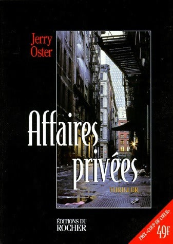 Livrenpoche : Affaires privées - Jerry Oster - Livre
