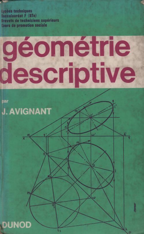 Livrenpoche : Géométrie descriptive - J. Avignant - Livre