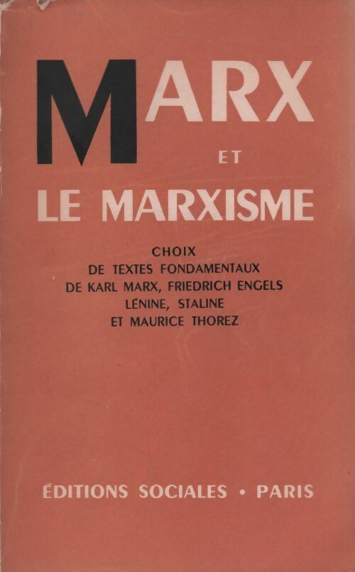 Livrenpoche : Marx et le marxisme - Collectif - Livre