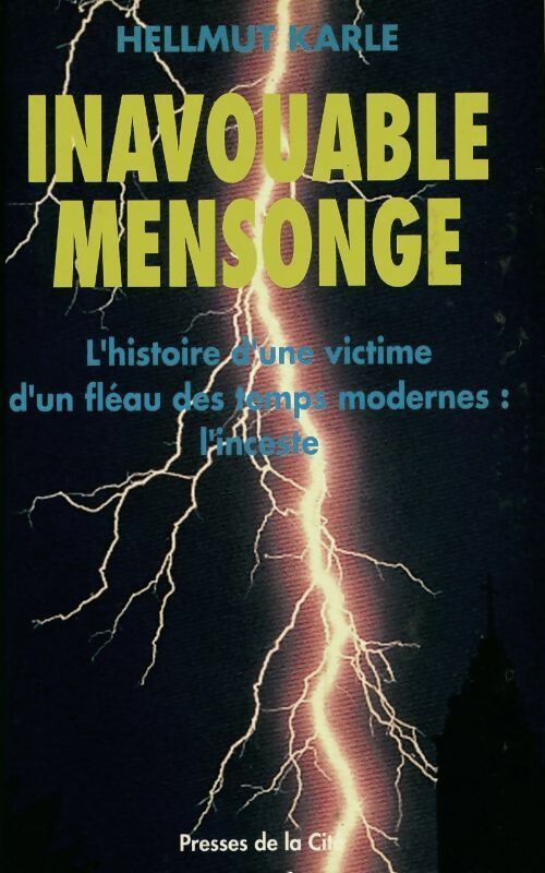 Livrenpoche : Inavouable mensonge - Hellmut Karle - Livre