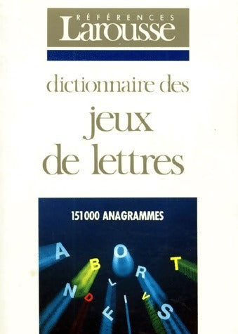 Livrenpoche : Dictionnaire des jeux de lettres - Collectif - Livre