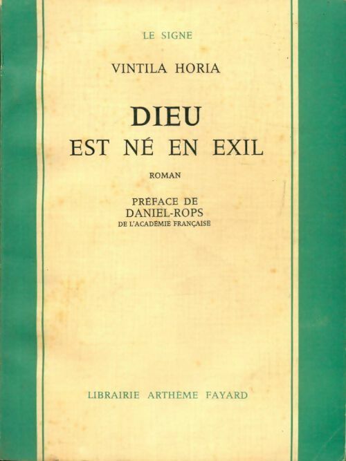 Livrenpoche : Dieu est né en exil - Vintila Horia - Livre