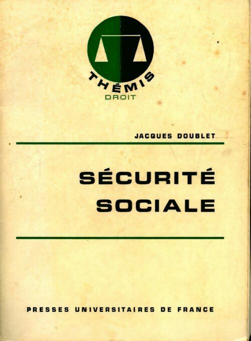 Livrenpoche : Sécurite sociale - Jacques Doublet - Livre