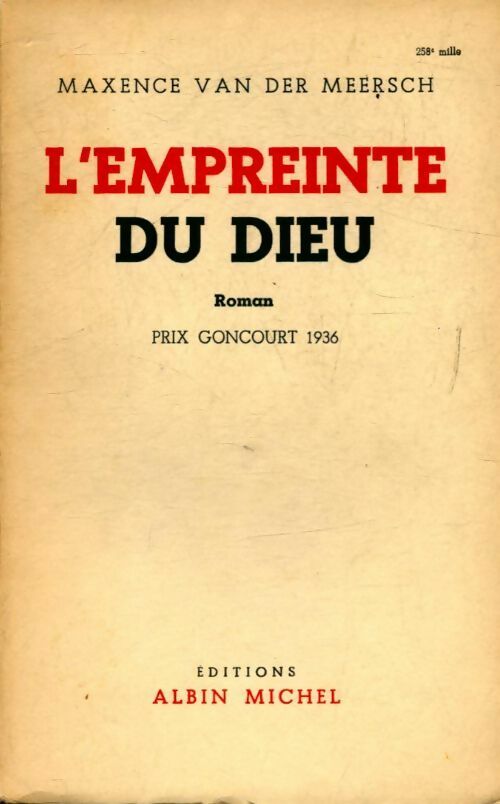 Livrenpoche : L'empreinte du Dieu - Maxence Van der Meersch - Livre