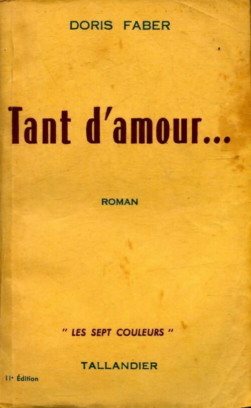 Livrenpoche : Tant d'amour - Doris Faber - Livre
