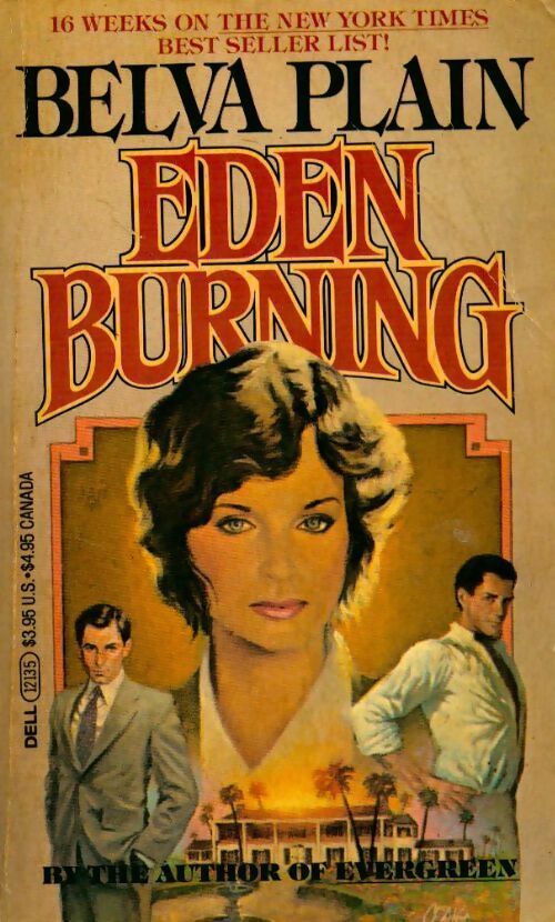 Eden burning - Belva Plain -  Dell book - Livre