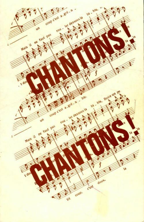 Livrenpoche : Chantons chantons - Collectif - Livre