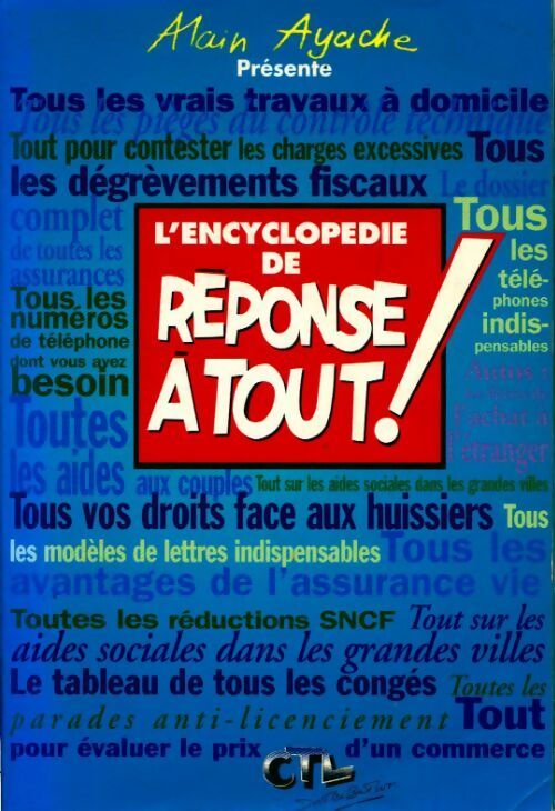 Livrenpoche : L'encyclopédie de réponse à tout ! 1996 - Alain Ayache - Livre