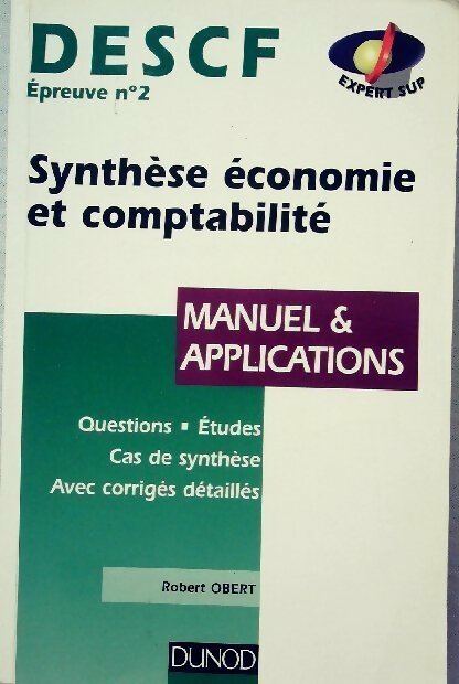 Livrenpoche : Synthèse économie et comptabilité. Manuels & applications - Robert Obert - Livre