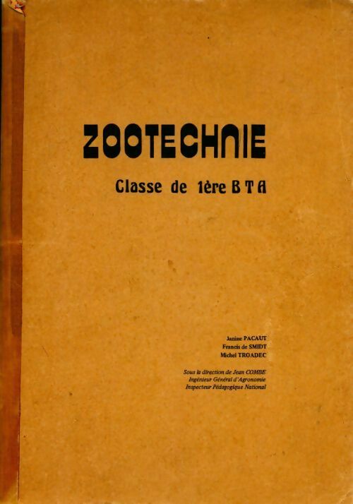 Livrenpoche : Zootechnie 1ère BTA - Collectif - Livre