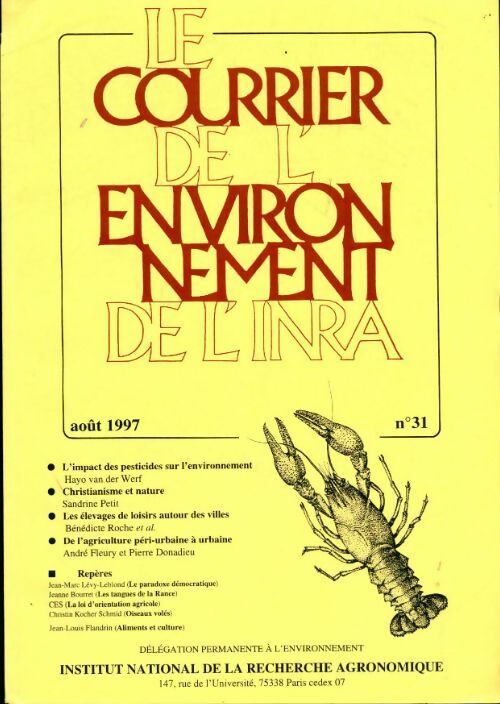 Livrenpoche : Le courrier de l'environnement n°31 - Collectif - Livre