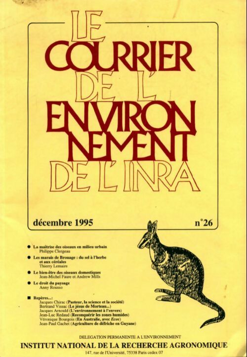 Livrenpoche : Le courrier de l'environnement n°26 - Collectif - Livre