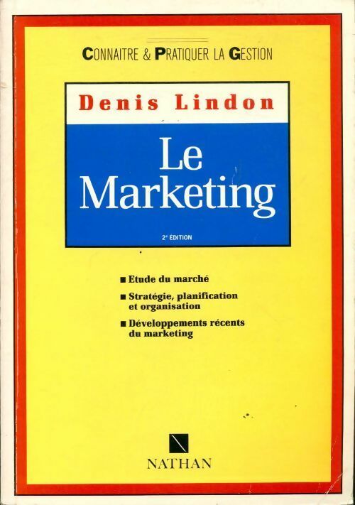 Livrenpoche : Le marketing - Denis Lindon - Livre