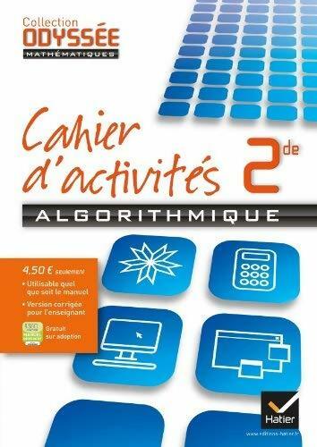 Livrenpoche : Cahier d'algorithmique Seconde - Collectif - Livre
